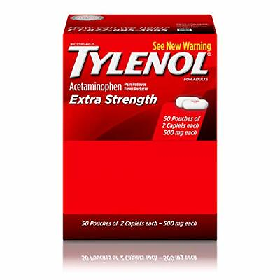 #ad Tylenol Extra Strength Caplets with 500 mg Acetaminophen Pain Reliever amp; Fever