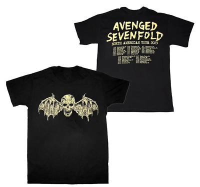#ad Avenged Sevenfold 2023 Music Tour T Shirt