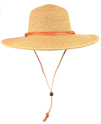 #ad Outdoor Summer Chin Strap Beige Sun Hat Women Packable Straw Paper Floppy SPF50