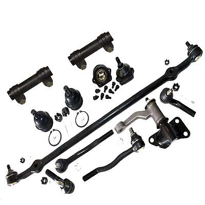 #ad 12 pc Kit Tie Rod Ends Idler Arm Ball Joints For Nissan D21 Pickup 86 97 2WD