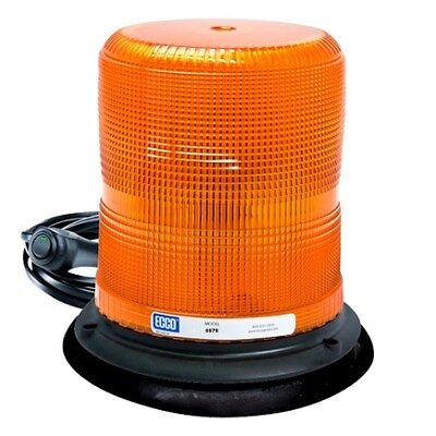 #ad Ecco 6570A VM 6500 Series Beacon Light Amber Lens Vacuum Mount 12 48 Volt