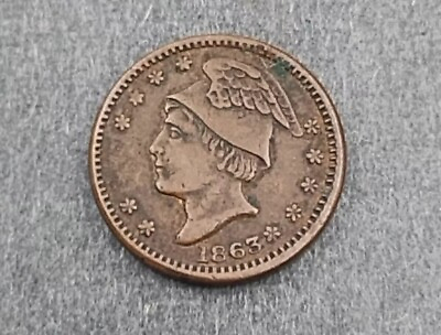 #ad Civil War Token Coin 1863 E.Graden Livery amp;Sale Stable Kendallville IND