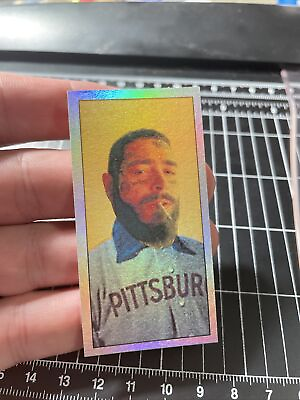 #ad Post Malone Iconic Custom Cigarette Card Refractor