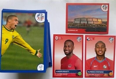 #ad Copa America 24 Panini Stickers BLUE and RED Parallel Pick Your Sticker USA