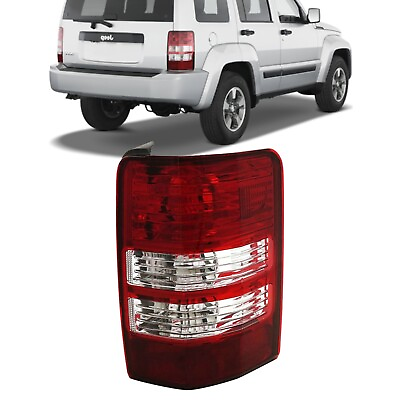 #ad For 2008 12 Jeep Liberty Tail Light Rear Tail Lamp With Bulb Passenger Side