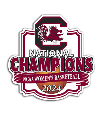 #ad 2024 South Carolina Gamecocks NCAA Champions Sticker Decals College Basketball