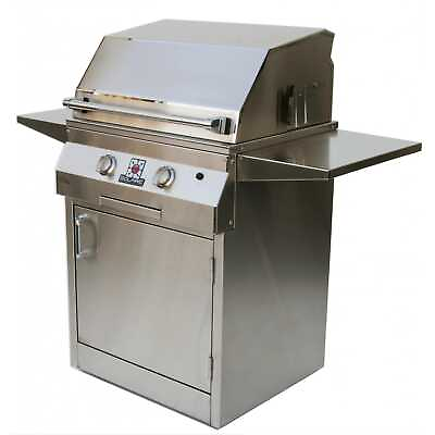 #ad Solaire 27 Inch Deluxe All Infrared Propane Gas Grill On Standard Cart