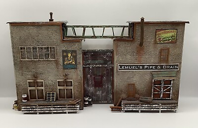 #ad N Scale Lemuel’s Pipe amp; Drain Background Structure Kit Laser Cut