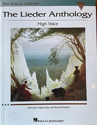 #ad The Lieder Anthology : The Vocal Library High Voice w Piano Music Book