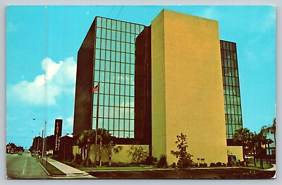 #ad Sanford FL Florida Main Office First Federal Of Sanford Vintage Postcard