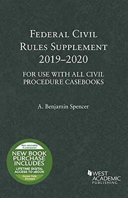 #ad #ad Federal Civil Rules Supplement 2019 2020 For Use with All Civil Pr VERY GOOD