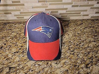#ad New England Patriots Hat Adjustable Strapback Cap Blue NFL Team Apparel