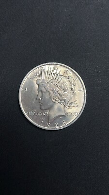 #ad 1923 Peace Dollar Gem Bu Uncirculated 90% Silver