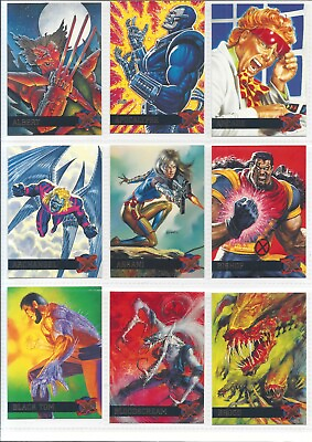 #ad 1995 Fleer Ultra X Men Marvel Comics Xmen Base Card You Choose Complete Your Set