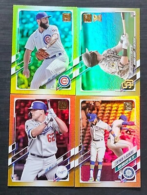 #ad 2021 Topps Update Series GOLD FOIL Parallels with Rookies You Pick
