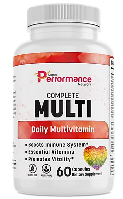 #ad #ad Super Performance Network Complete Multi Vitamin Daily Multivitamin Supplement 