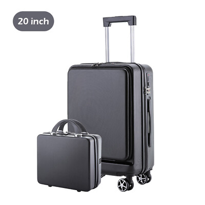 #ad 2PCS Luggage Set Carry On Case Expandable Hardshell Spinner Suitcase TSA Lock