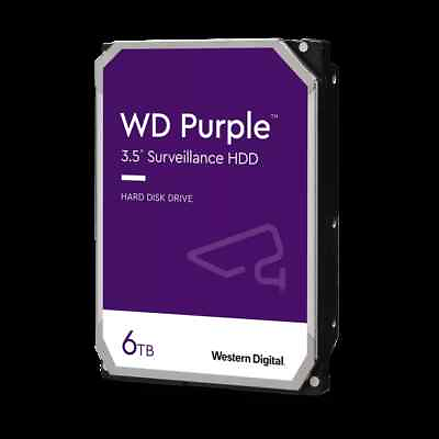 #ad Western Digital 6TB WD Purple Surveillance HDD Internal Hard Drive WD64PURZ