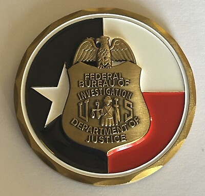 #ad #ad FBI Federal Bureau Of Investigation San Antonio Texas Division Challenge Coin