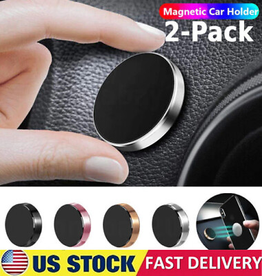 #ad 2 Pack Magnetic Universal Car Mount Holder For Cell Phone Samsung Galaxy iPhone