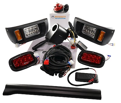 Club Car DS 93 LED Deluxe Light Kit Turn Signals Brake Light Horn Street Legal