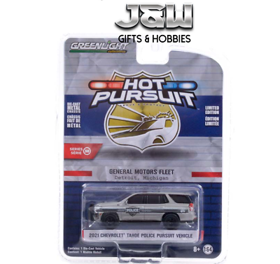 #ad Greenlight Chevy Tahoe 2021 Police Pursuit Vehicle 42960 F 1 64