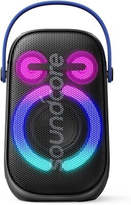 #ad Soundcore Rave Neo 2 Portable Speaker 80W Stereo LED Light IPX7 for Party Refurb