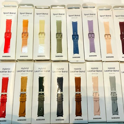 #ad Original Samsung Band for Galaxy Watch 4 5 6 20mm All Colors Open Box