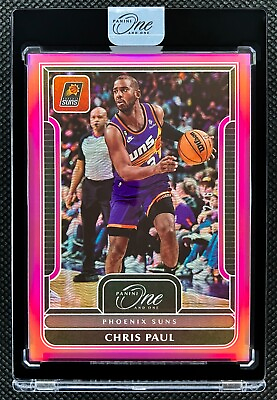 #ad 2022 23 Panini One and One Chris Paul 6 Pink FOTL Parallel #56 Suns Warriors