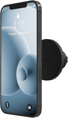 #ad mophie Snap Vent Magnetic Car Mount compatible with Qi Enabled Devices Black