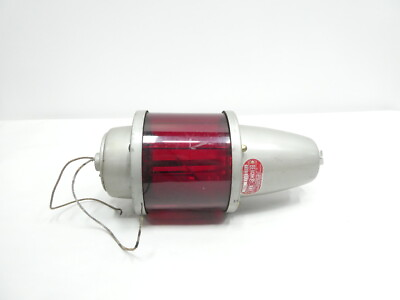 #ad Federal Signal 27 S Beacon Ray Red 120v ac Signal Light