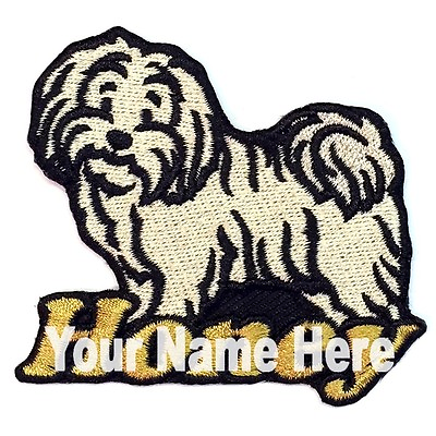 #ad Havanese Dog Custom Iron on Patch Personalized