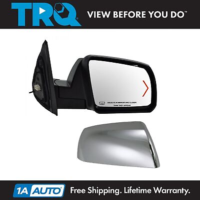 #ad TRQ Chrome Signal Heated Side View Mirror RH Passenger Side for Sequoia Tundra