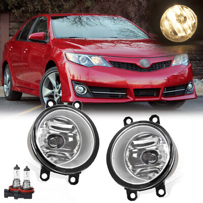#ad For 2012 2014 Toyota Camry SE Front Bumper Halogen Fog Light Lamps Left amp; Right