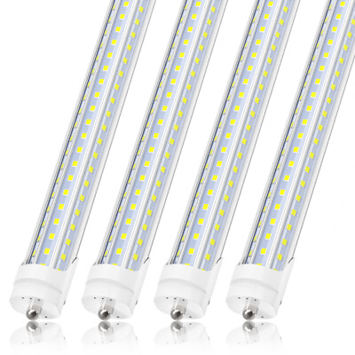 #ad #ad T8 8FT LED Shop Light Bulbs 45W 72W FA8 Single Pin 120W 8 Foot LED Tube Lights