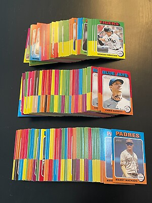 #ad 2024 Topps Heritage Singles 101 300 You Pick Buy 4 Get 1 Free