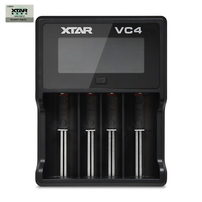 #ad XTAR VC4 4 Channel Digital Battery Charger