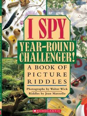 #ad I Spy Year Round Challenger: A Book of Picture Riddles Hardcover GOOD