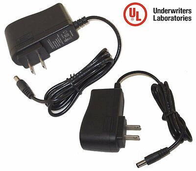 #ad 12V DC 1 Amper 1000mA Multipurpose Power Supply Adapter Wall Charger 2 Pack