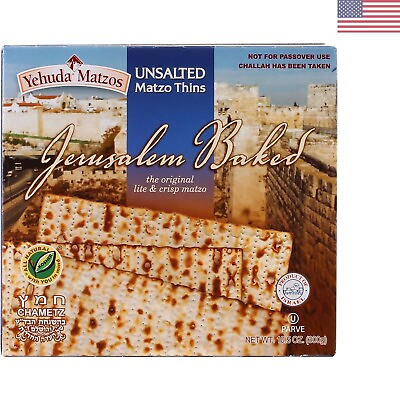 #ad Savor the Tradition with 10.5 oz Unsated Matzo from Jerusalem#x27;s Finest Bakeries