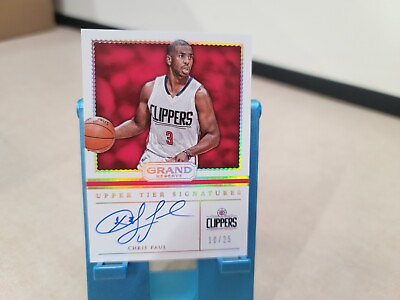 #ad 2016 2017 Grand Reserve On Card Auto Chris Paul 10 25 Upper Tier