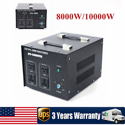 #ad 5000W 8000W Converter TransFitmer Step Up Down Heavy Duty 110V ⇋ 220V Voltage