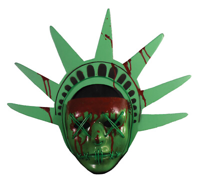 #ad Lady Liberty Light Up Mask The Purge: Election Year Trick or Treat Studios