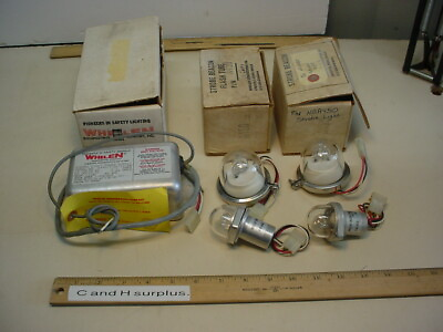 Whelen Strobes and power supply Lot of 5 pcs