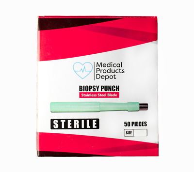 #ad Sterile Disposable Medical Products Depot Biopsy Punches 2.5 mm Box of 50