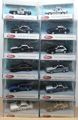 #ad #ad 1991 FORD MUSTANG STATE FOLICE CARS 1 43 Scale White Rose 12 CHOICES