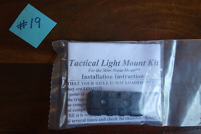 #ad Mini Scout Mount Tactical Light Mount Kit New In Package