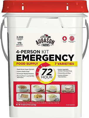 #ad Emergency Food Survival Supply Storage Bucket 4 person 176 Servings Exp 2044