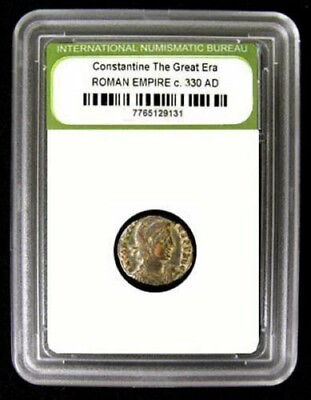 #ad High Quality Constantine the Great Era Ancient Bronze Coin c330 AD