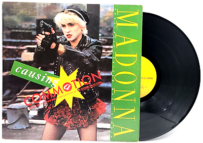 #ad MADONNA CAUSING COMMOTION SIRE RECORDS 1986 *PROMO* MAXI SINGLE 1987